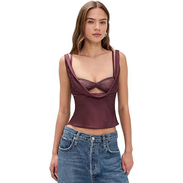 Lioness Women's Delilah Top, Garnet, Purple, XXXXS at Amazon