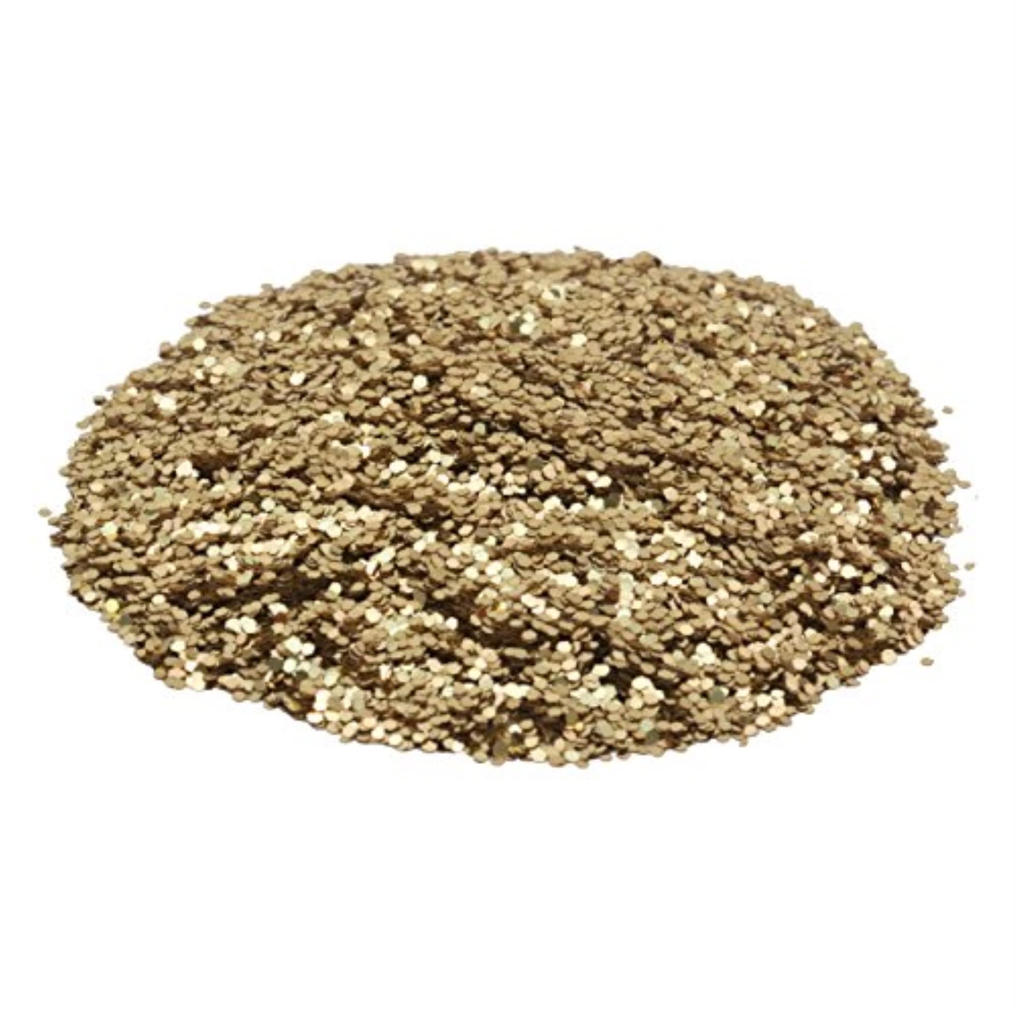 Sulyn Gold Glitter Jar, 8 Ounces, Non-Toxic, Reusable Jar with Easy to Use Shaker Top, Multiple Slot Openings for Easy Dispensing and Mess Reduction, Gold Glitter, SUL51139