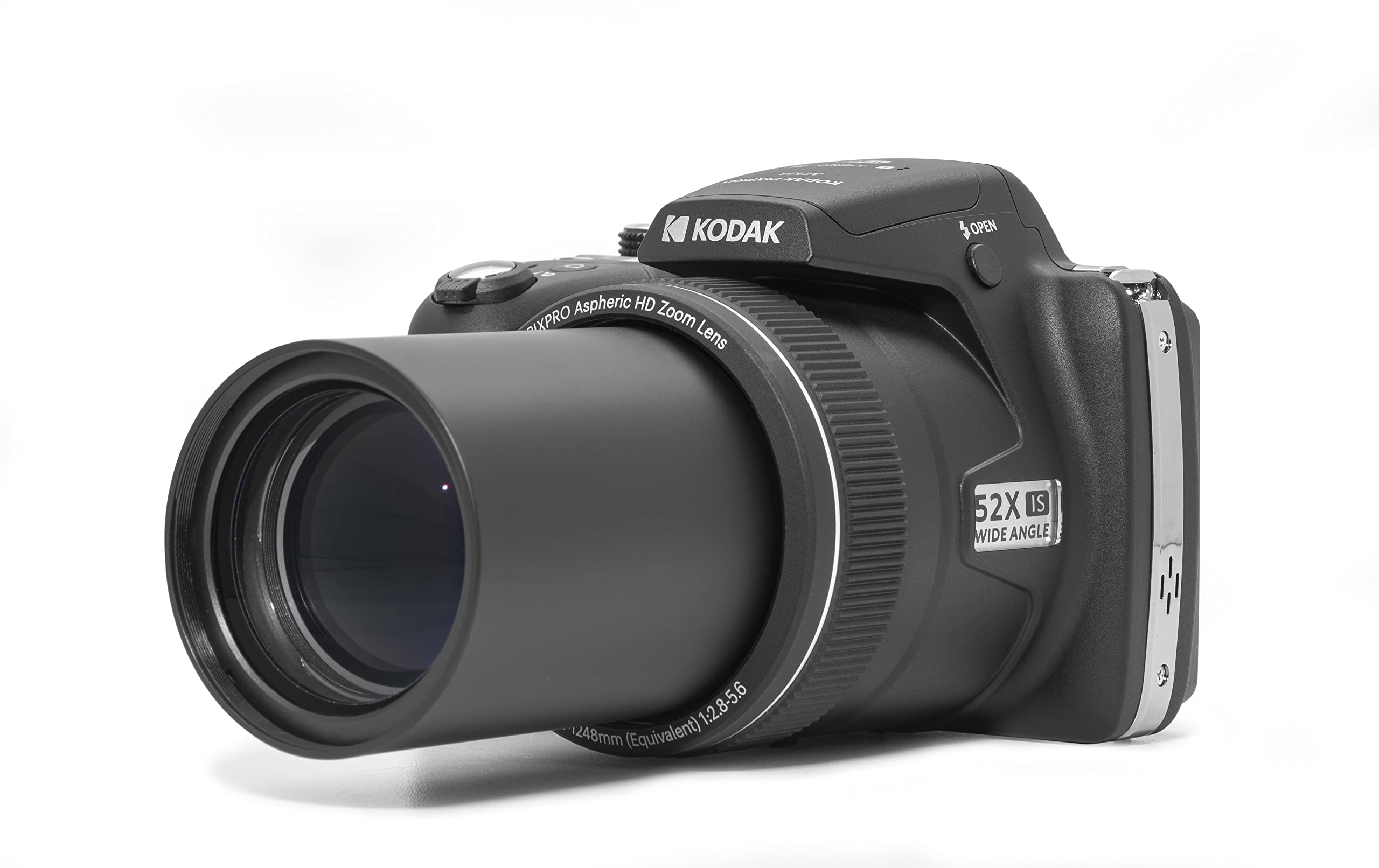 KODAK PIXPRO Astro Zoom AZ528-BK 16 MP Digital Camera with 52x Optical Zoom 24mm Wide Angle Lens 6 fps Burst Shooting 1080P Full HD Video Wi-Fi Connectivity and a 3