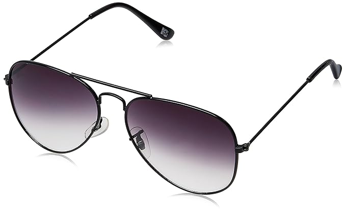 Aviator Sunglass (Black) (MTV-123|C3 58)