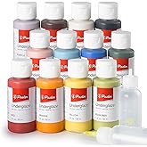 Pasler Underglaze Set - 2 fl oz/60 ml, Concentrated Opaque Liquid Underglaze for pottery bisque, Set of 12 Colors