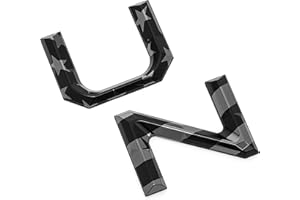 EyeCatcher Pro Series Tailgate Letter Inserts Compatible with 2014-2021 Tundra (Mono Black USA Flag)