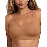 Wireless Bra with Support, Seamless Bra for Women, Mesh Elegance Shaping Bra with Contrast Colored Straps