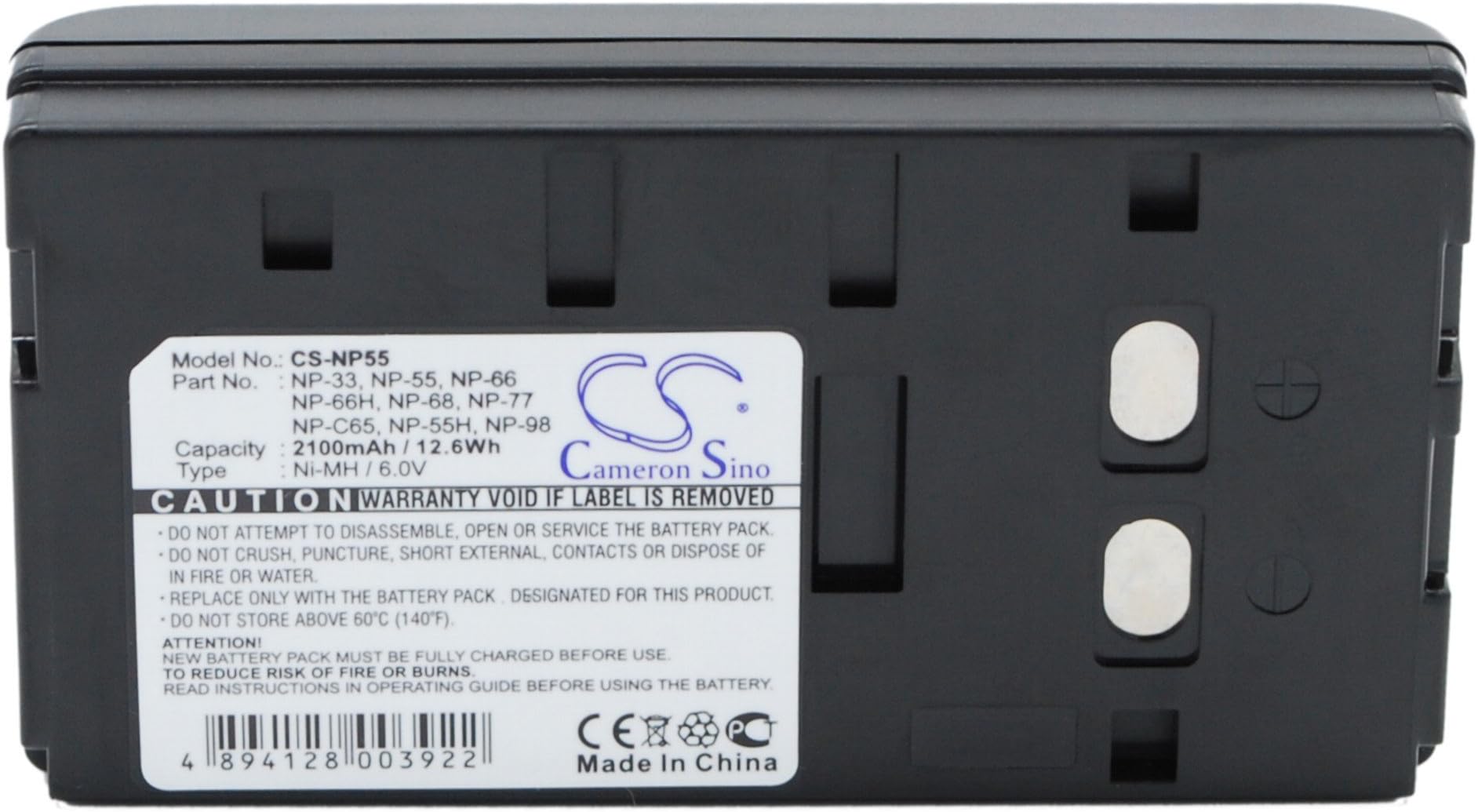 VINTRONS Replacement Battery For SONY CCDFX230, CCD-FX230, CCD-FX240, CCDFX270E