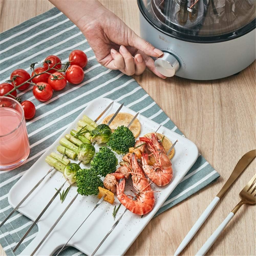 review JINGYANHUA Electric Grill Vertical Skewer Household Electric Barbecue Grill Rotating Removable and Easy to Clean