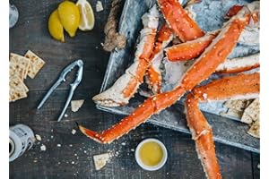 Alaskan King Crab: Super Colossal Red King Crab Legs (3 LBS) - Overnight Shipping Monday-Thursday