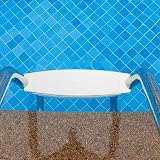 KINBOM 3-Step Heavy Duty Plastic Pool Ladder Steps Replacement White view 6