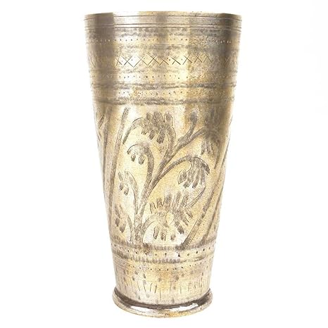 Buy Indianshelf Handmade Brass Old Rare Engraved Lassi Water