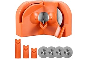 PTMTFYL Drill Bit Sharpener, Multipurpose Drill Bit Grinding Sharpener, Drill Bit Sharpening Tool, Drill Grinder Grinding Tool for Hss, Carbide, Twist Drill Bits, Cobalt Drill Bits (1 Pack)