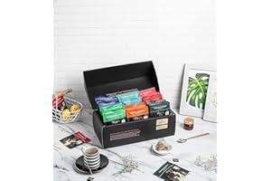 Chayam Green Tea Gift Box | 6 Flavors, 48 Tea Bags Variety Box | Herbal tea Gift Sets | Tea Collection Gift Set | Ideal Gift For Tea Lovers