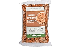 Bitter apricot kernels 227g/ 8 oz Raw Seeds, Premium bitter Almonds - Rich in Natural Vitamin B17