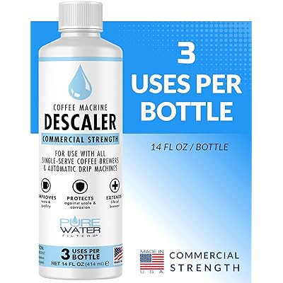 Buy Descaler For Coffee Machines 3 Uses Bottle Made In Usa Commercial Strength Descaling Solution Compatible With All Keurig K Cup Pod Coffee Brewers And Espresso Makers Online In Indonesia B0913k7h4m
