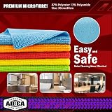 AIDEA Microfiber Cloths 100 Pack 30x30cm Soft Lint Free Absorbent Car view 2