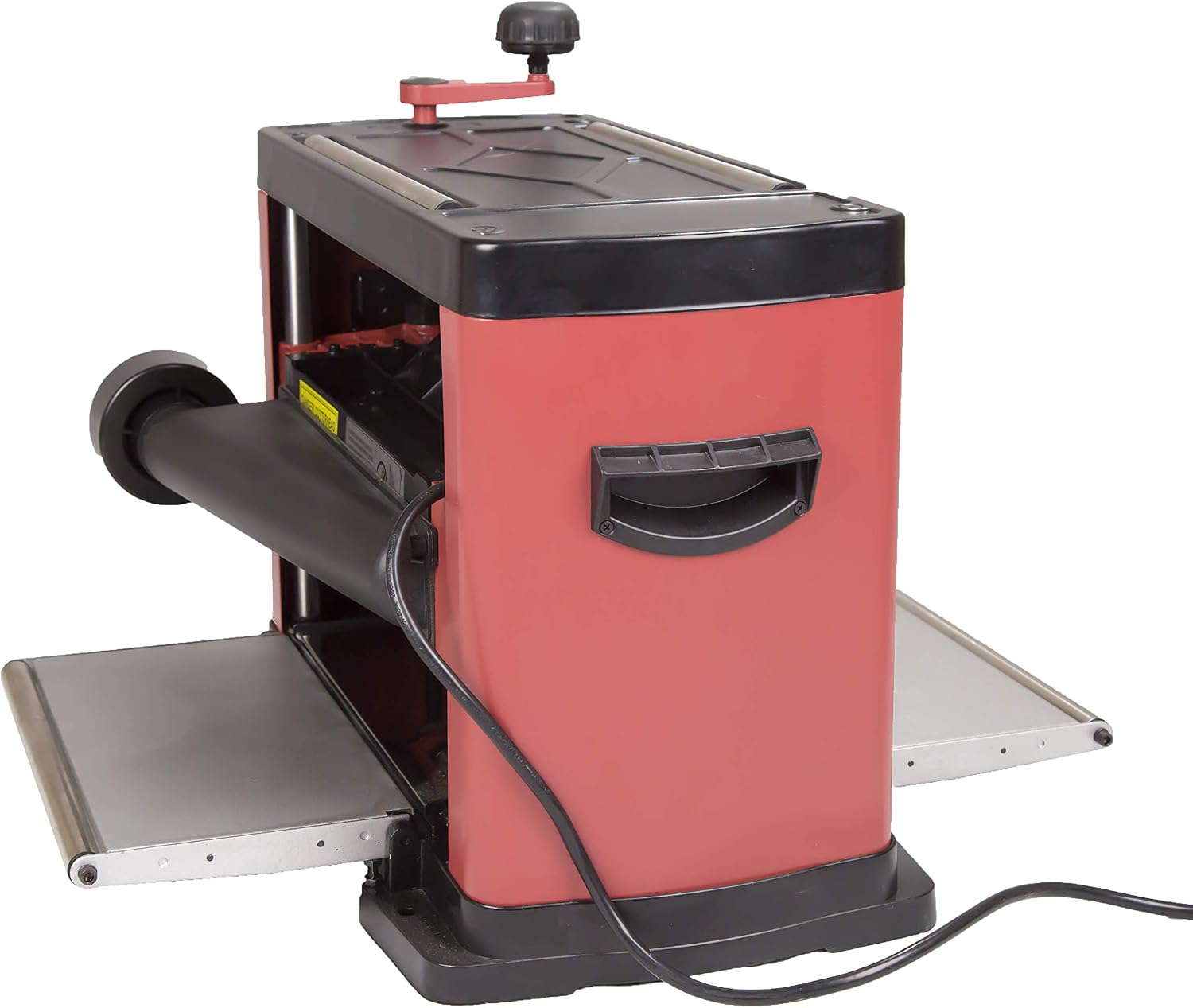LUMBER JACK 330mm Bench Top Thicknesser Portable Woodworking Machine with Folding Tables - Image 4