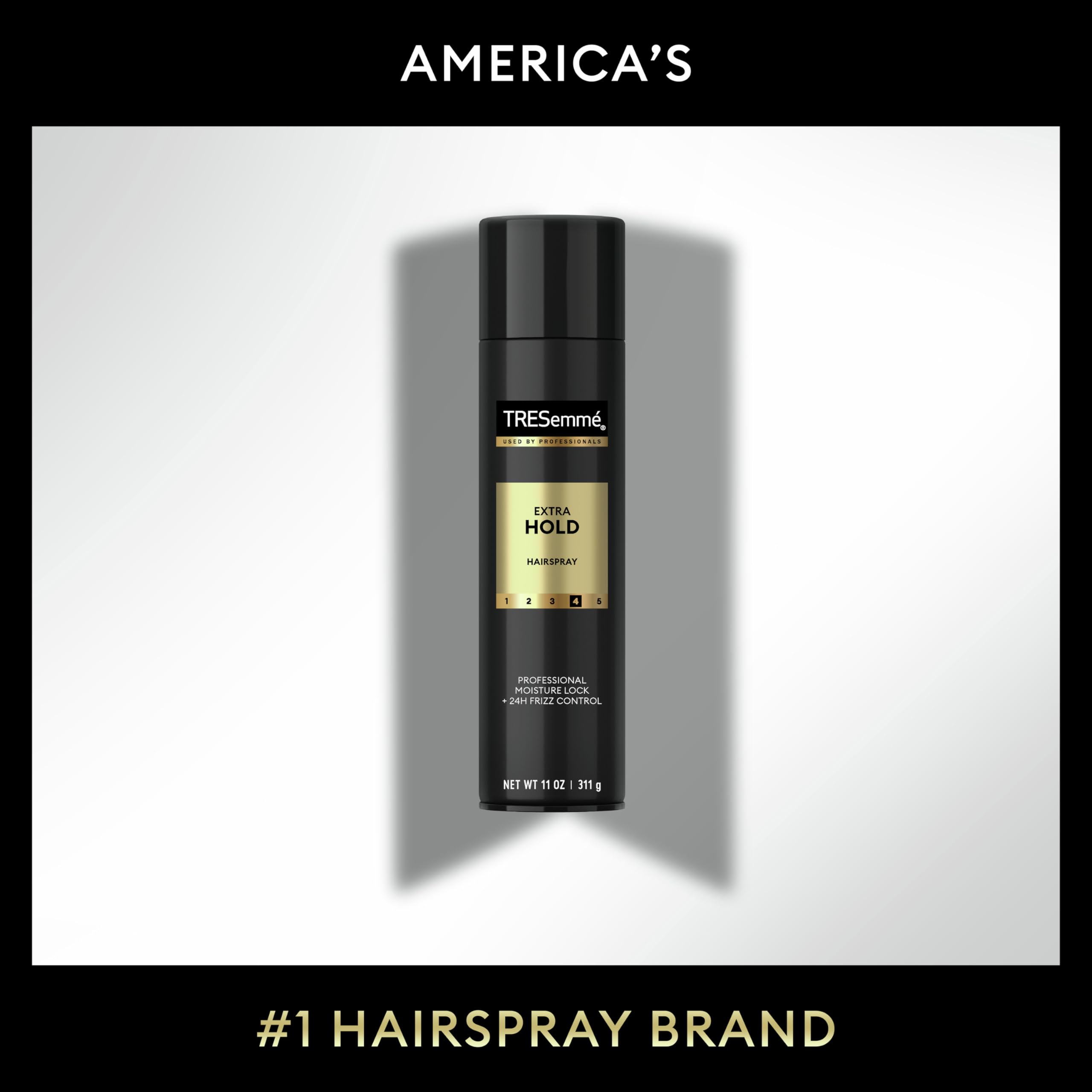 TRESemmé TRES Two Hair Spray 6 Count Extra Hold for Maximum Hold that’s Never Sticky or Stiff Humidity Resistant Hairspray that Sprays on Dry 11 oz