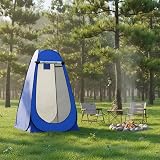 Denny International Portable Outdoor Instant Pop Up Tent Blue Privacy Shelter view 2