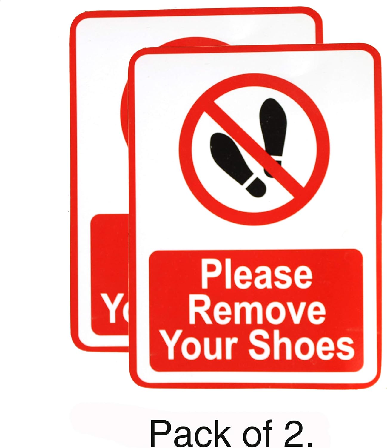 Please remove. Please remove your shoes and please cover your head.