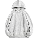 ANRABESS Women Hoodies Oversized Fleece Long Sleeve Comfy Casual Basic Pullover Sweatshirts 2025 Fall Outfits Y2K Clothes