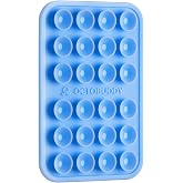 OCTOBUDDY Classic Silicone Suction Phone Case Adhesive Mount Baby Blue Jay | Hands-Free, Strong Grip Holder for Selfies &amp; Videos - iPhone &amp; Android Compatible - 2.25&Prime; x 3.25&Prime;