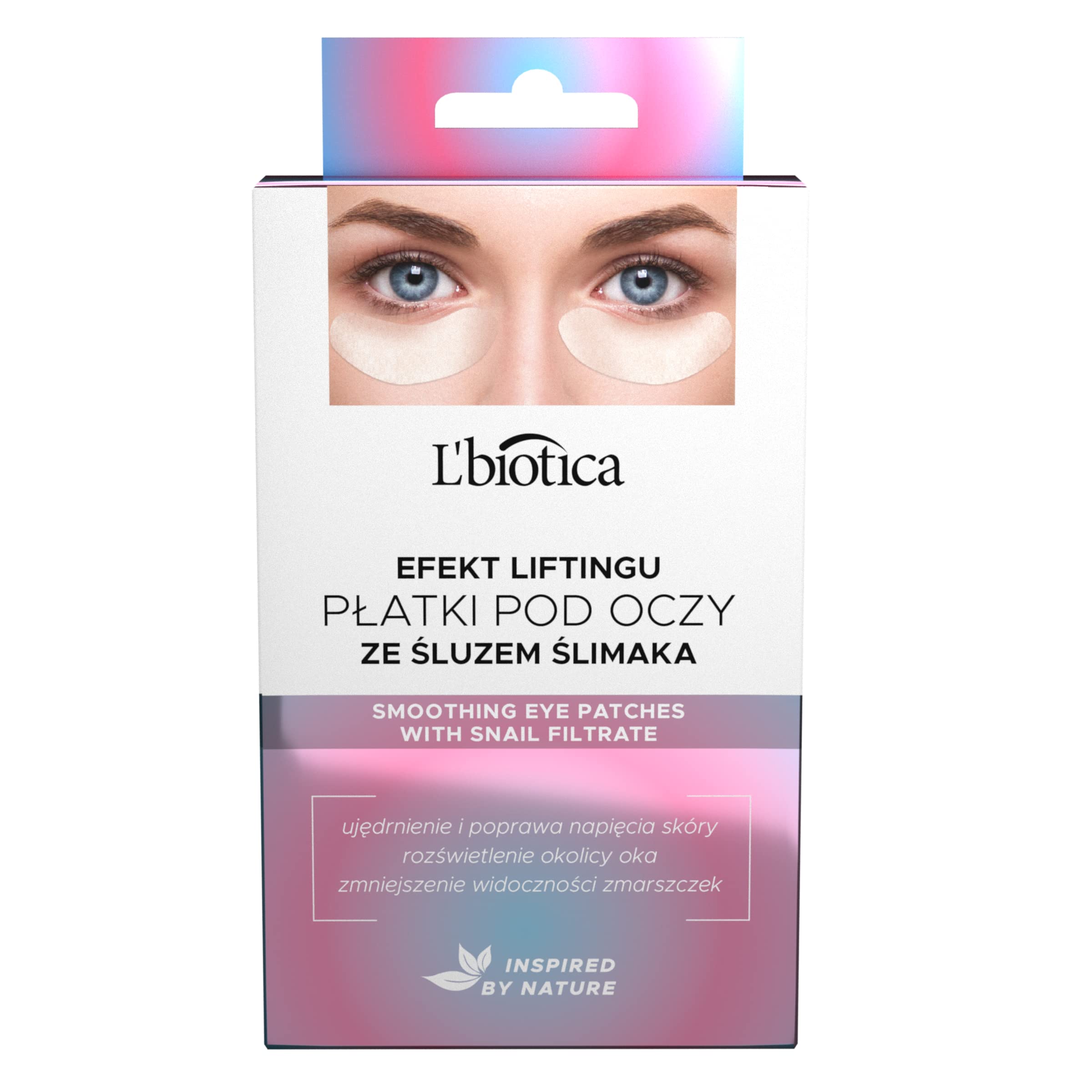 L'Biotica Eye Pads Slime Snail Anti-aging 3x2 pcs