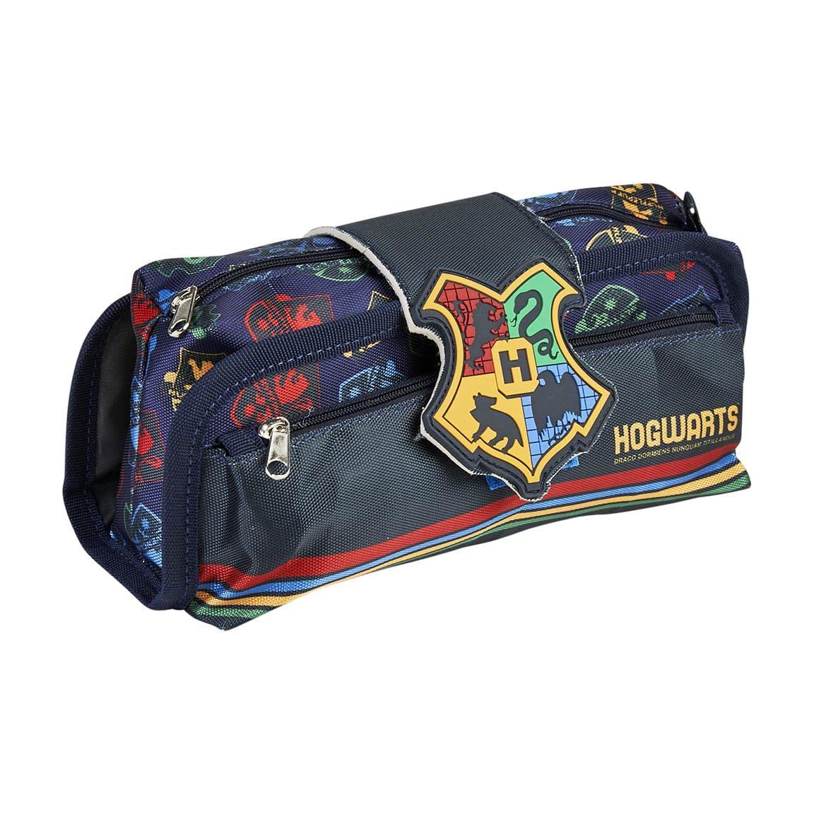 CERDÁ LIFE'S LITTLE MOMENTS - Harry Potter Unisex School Case 3 Compartments You Can Carry All School Supplies Necessary for Primary - Official Warner Bros, Blue, 270000308, blue, School case 3 compartments