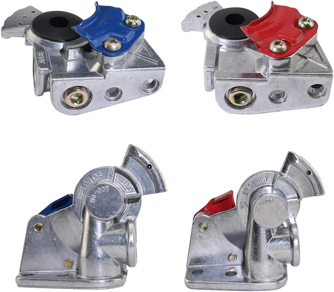 KOOTANS 37 Degree Angled Gladhands 1 Pair Die Cast Aluminum Glad Hands