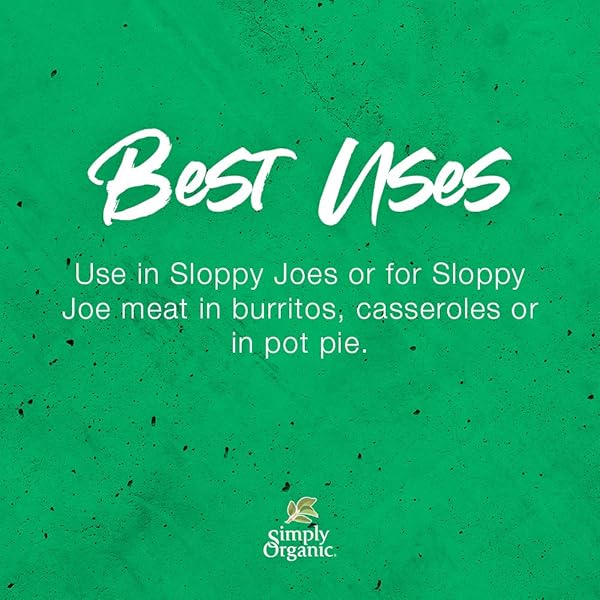SIMPLY ORGANIC, SEASONING MIX, SLOPPY JOE, 1.41 OZ