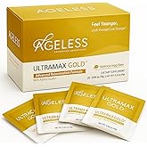 Naturade Ageless UltraMAX GOLD Effervescent Powder – Valencia Orange Flavor – 22 Packets