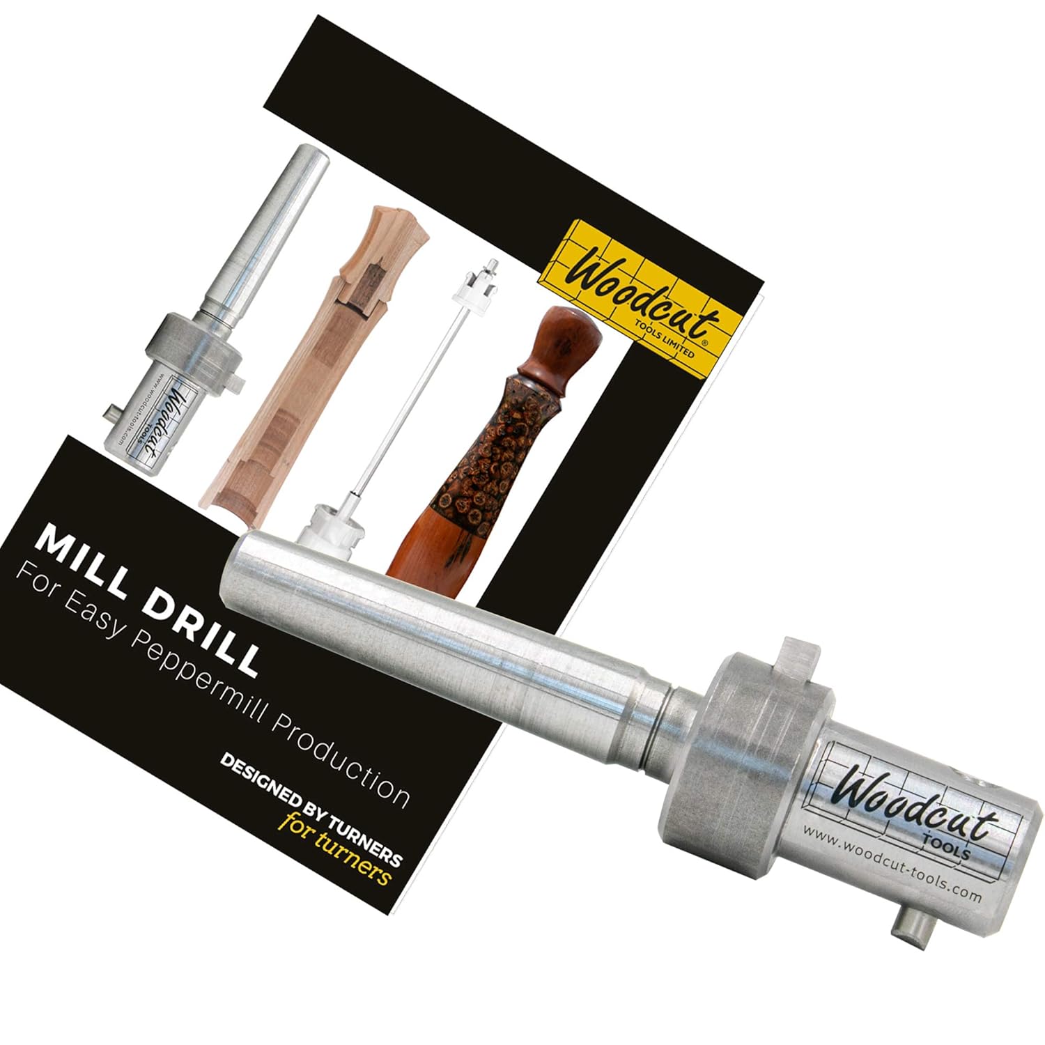 Woodturning Pepper MillDrill for Production of Pepper Mills, Salt