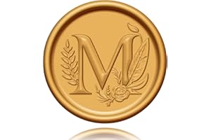 KKJCXY Gold Wax Seal Stickers - 20Pcs Self-Adhesive Letter Stickers for Wedding, Party, Invitations, Envelope Seals & Gift Wrap Decoration