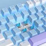 MageGee 75% Mechanical Keyboard Blue Switch, LED Backlit, Compact TKL view 2