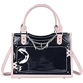 Ita Bag Y2k Girls Crossbody Handbag Anime Tote Shoulder Bag with Pin Display