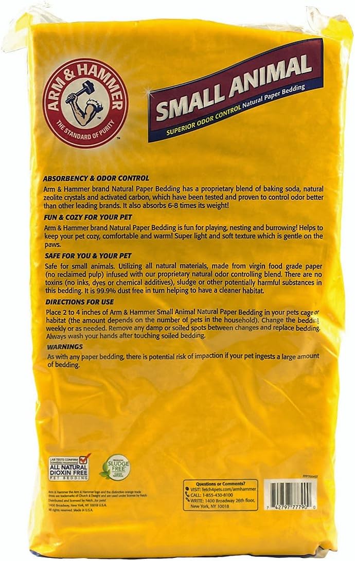 Arm & Hammer Natural Paper Bedding for All Small Animals