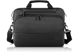 Dell Pro Briefcase 14 (PO1420C), Made with an Earth-Friendly Solution-Dyeing Process and Shock-Absorbing EVA Foam That Protec