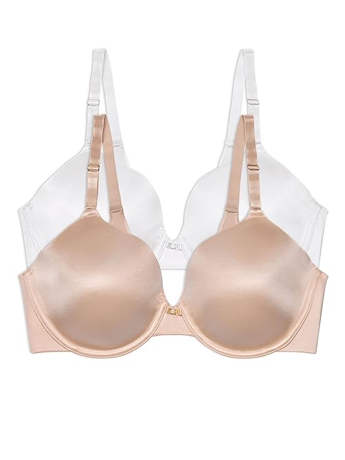 Vanity Fair Women's Beauty Back Full Coverage Underwire Bra 75345, Damask Neutral/Star White, 34C