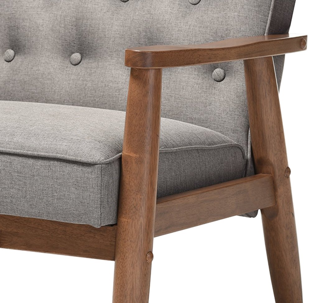 Baxton Studio Sorrento Lounge Chair - Active Furniture