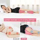 BEAUTRIP Leg Pillow Ergonomic Knee Pillow Memory Foam with Strap view 4
