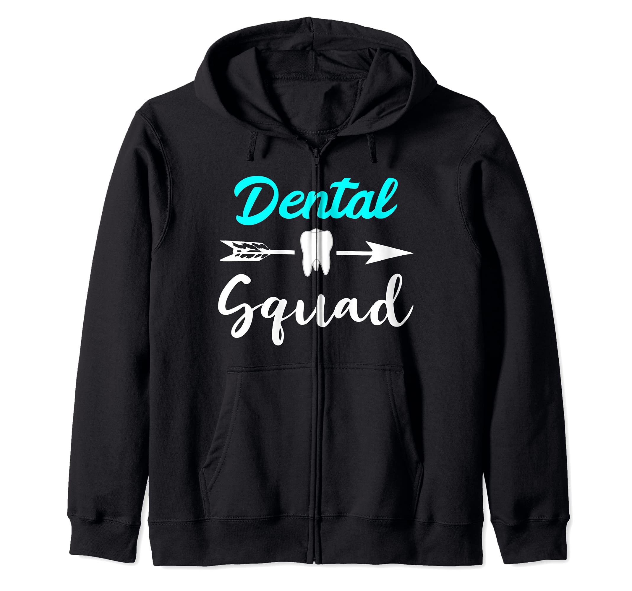 Dental Squad Dentist Team Dental Office Crew Tooth Group Zip Hoodie