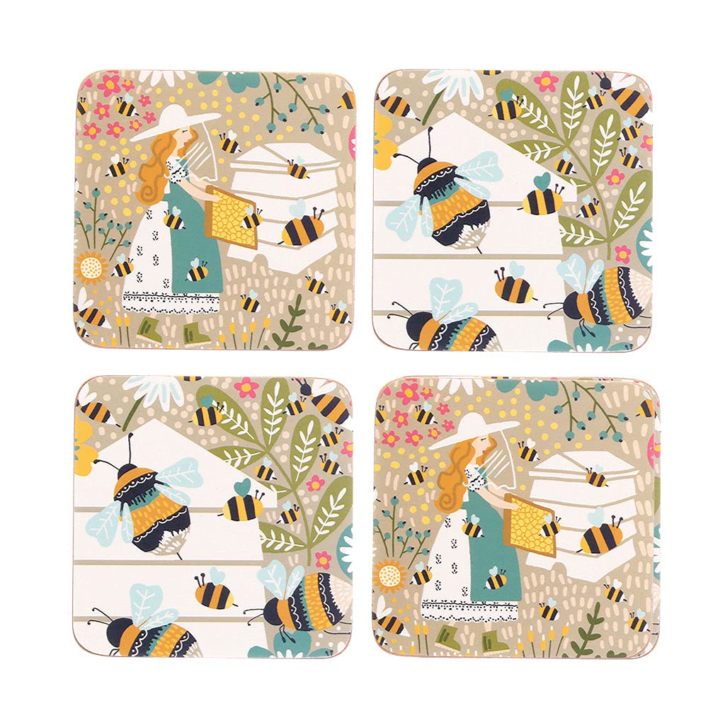 Bee Keeper Coaster Pk4