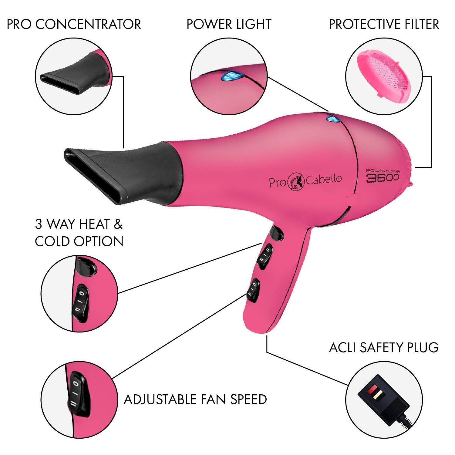 procabello hair dryer