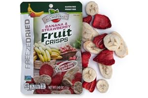 Brothers-ALL-Natural Fruit Crisps, Strawberry Banana, 0.42 oz (Pack of 24)
