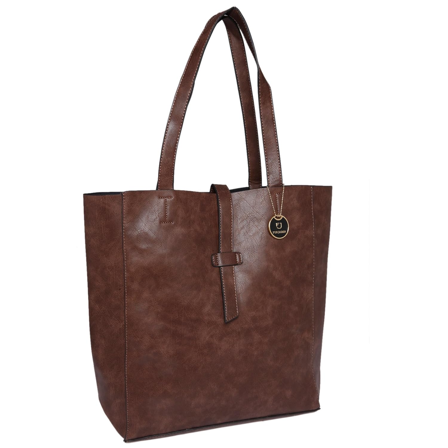 fur jaden brown tote handbag for women with sling bag combo