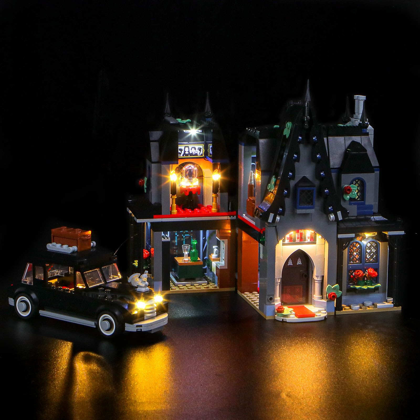 Light Kit Compatible with Lego 76786 Morticia's Cottage (No Model), Decoration Lighting Set Compatible with Lego Morticia's Cottage Creative Toys
