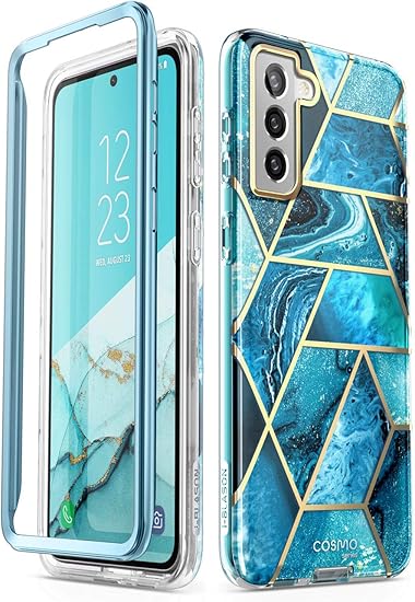 Amazon Com I Blason Cosmo Series For Samsung Galaxy S21 Plus 5g Case Slim Stylish Protective Case Without Built In Screen Protector Ocean