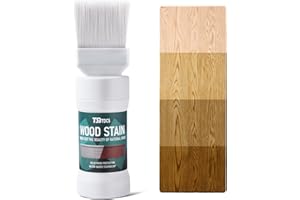 T9TDCS Wood Stain Teak Water Based Stain for Wood, 6.35 Fl Oz Natural Stain for Furniture, Fast Drying, Low Odor Outdoor & In