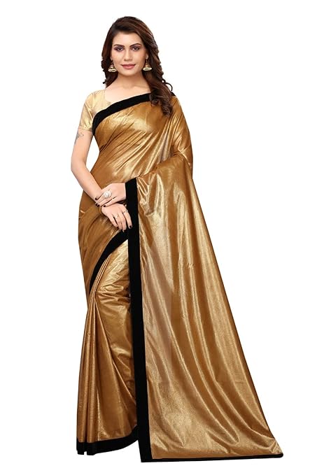Womens Baluchari Silk Blend Saree With Blouse Piece
