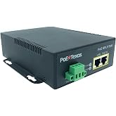 PoE Texas 802.3bt PoE++ to 12V Splitter, 60W Gigabit | Works with Cisco UPOE &amp; 802.3bt Switches - Gigabit Data Splitter with Phoenix Connector for Tablet Computers, Wireless APs