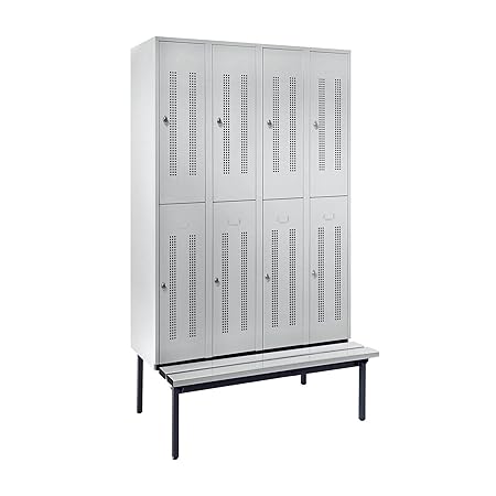 Wolf Locker Cabinet With Socle Banc 300 Mm 8 Compartments