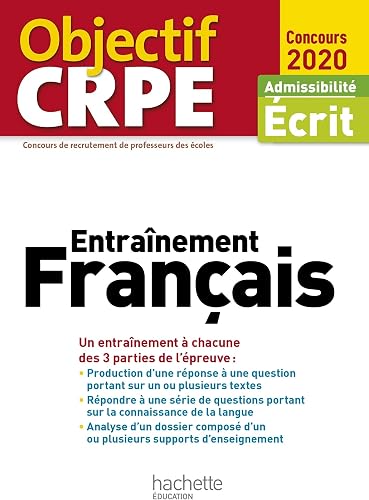 Download Entraînement français : Admissibilité Ecrit PDF