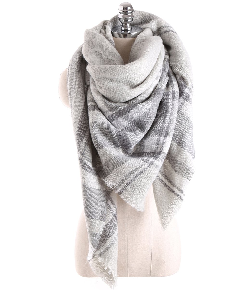 Scarfs For Women, HITOP Classic Plaid Soft Tartan Blanket Scarf Wrap, Womens Winter Tassel Shawl Scarves Scarfs For Women, HITOP Classic Plaid Soft Tartan Blanket Scarf Wrap, Womens Winter Tassel Shawl Scarves
